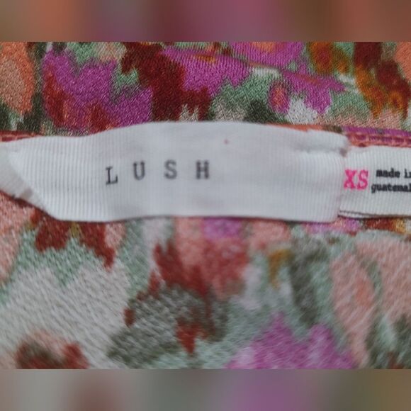 Nordstrom Floral Off-Shoulder Bodysuit - Pink and Purple - Picture 6 of 8